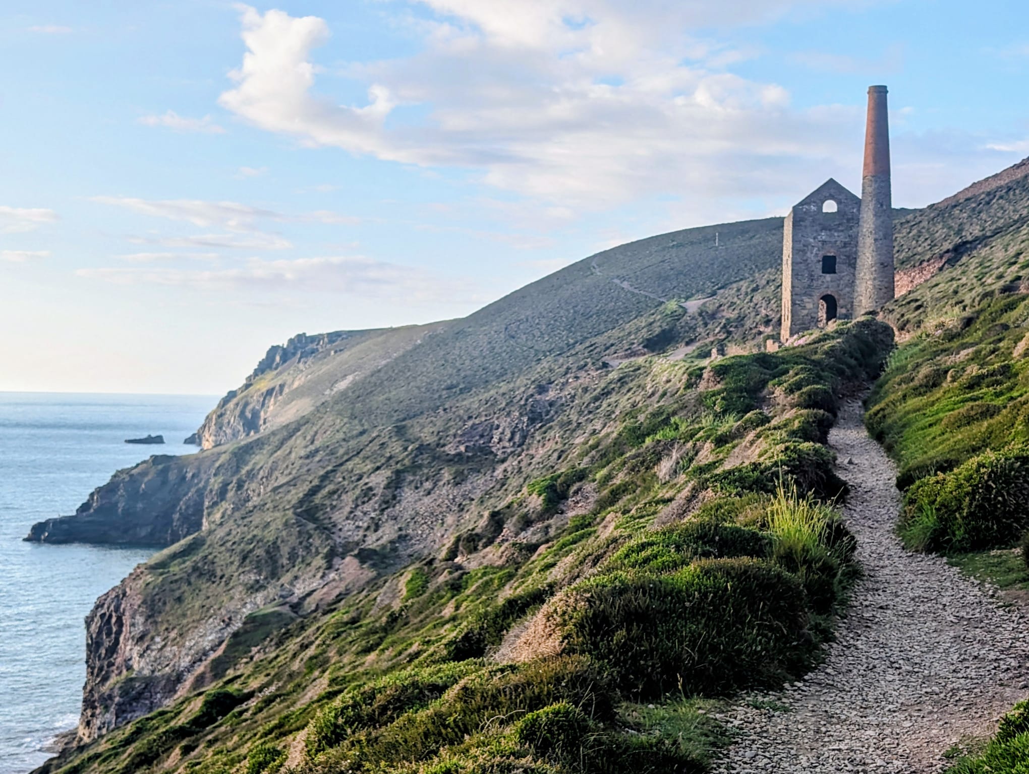 Wheal Coates, an old Cornish tin mine. Photo taken by Iain Lobb